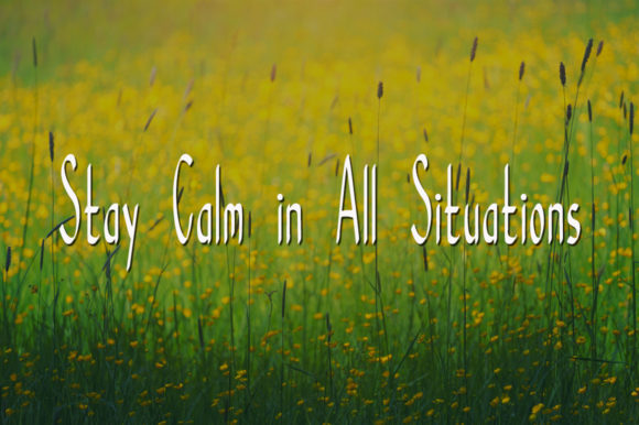 Be Natural Font Poster 4