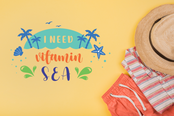 Beach Sunshine Font Poster 4