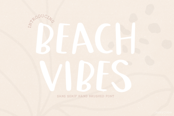 Beach Vibes Font Poster 1