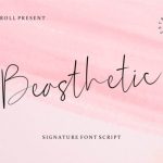Beasthetic Font Poster 1