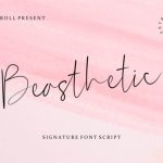 Beasthetic Font Poster 1