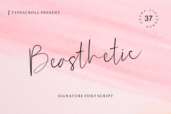 Beasthetic Font Poster 1