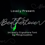 Beatherlove Font Poster 1