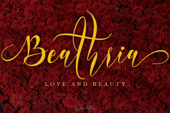 Beathria Font Poster 1