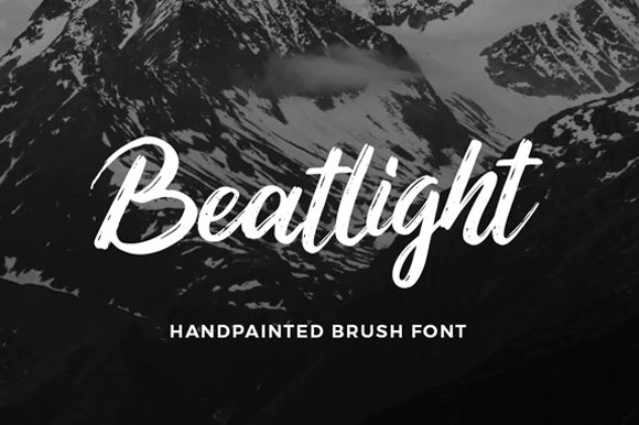Beatlight Font Poster 1