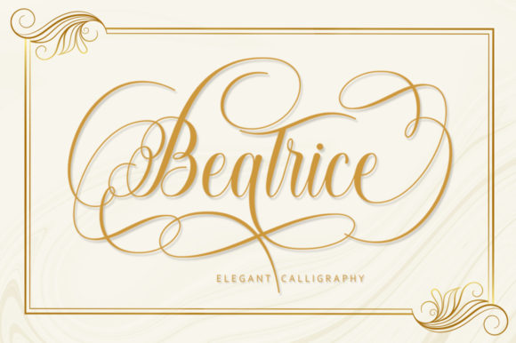 Beatrice Font Poster 1