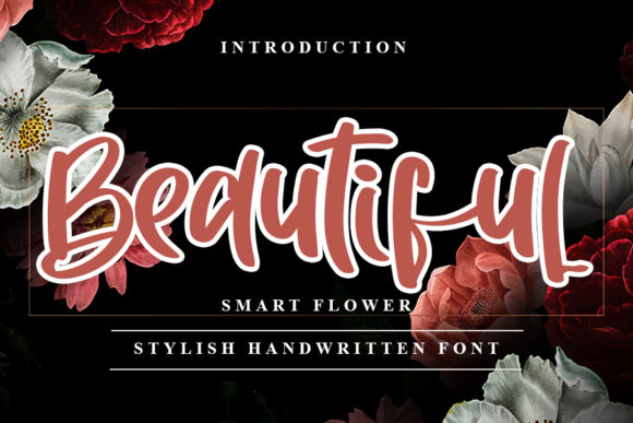 Beautiful Font Poster 1