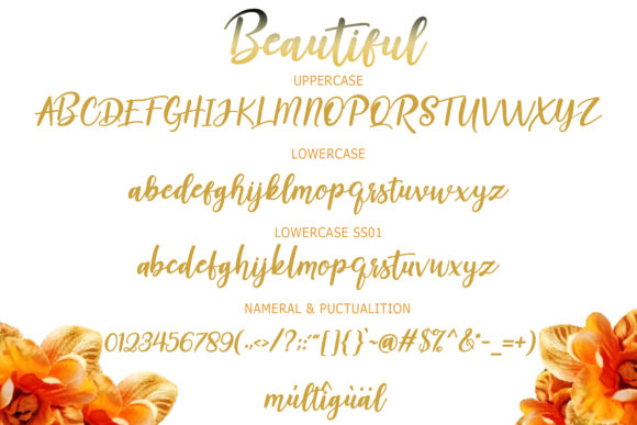 Beautiful Font Poster 8