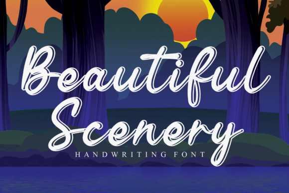 Beautiful Scenery Font