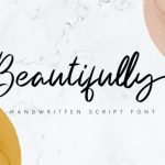 Beautifully Font Poster 12