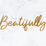 Beautifully Font Poster 9