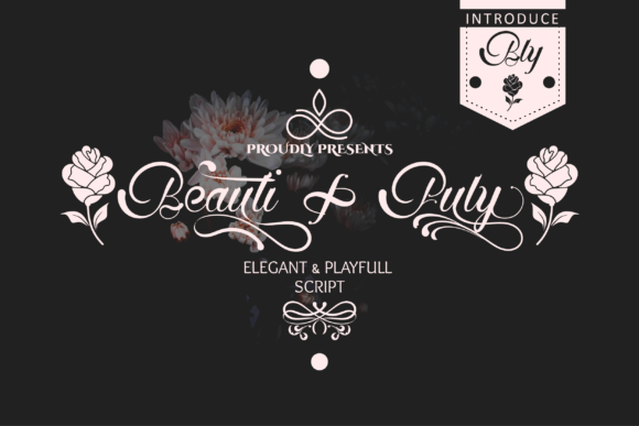 Beautifuly Font Poster 1