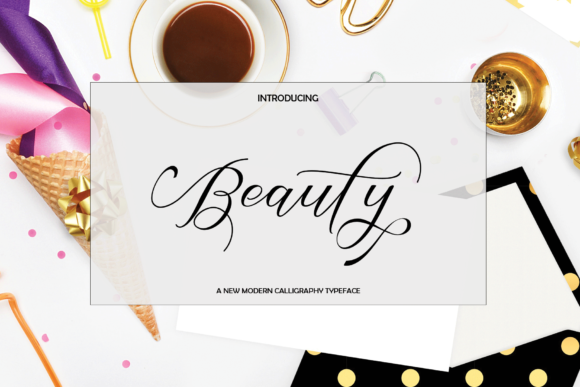 Beauty Font Poster 1