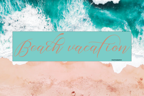 Beauty Font Poster 5