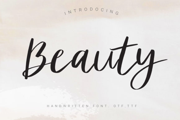 Beauty Font Poster 1