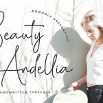 Beauty Andellia Font Poster 1