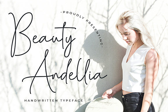 Beauty Andellia Font Poster 1