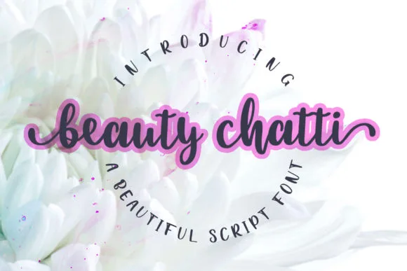 Beauty Chatti Font Beauty Chatti Font Poster 1