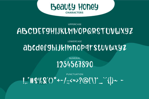 Beauty Honey Font Poster 9