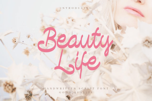 Beauty Life Font Poster 1