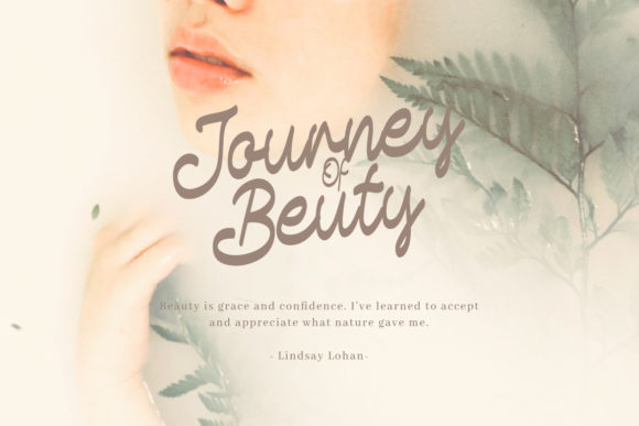 Beauty Life Font Poster 5