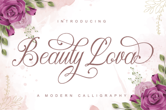 Beauty Lova Font Poster 1