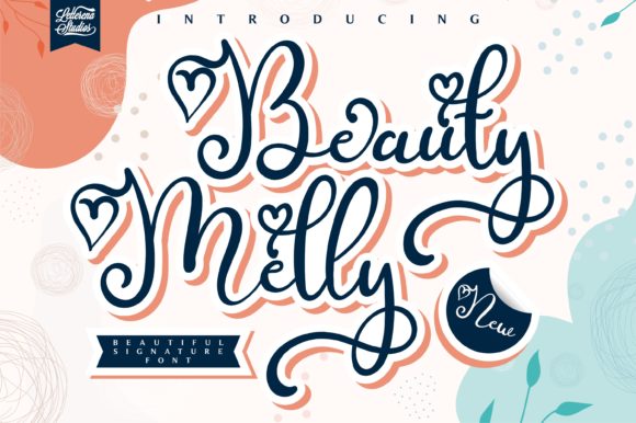 Beauty Melly Font Poster 1