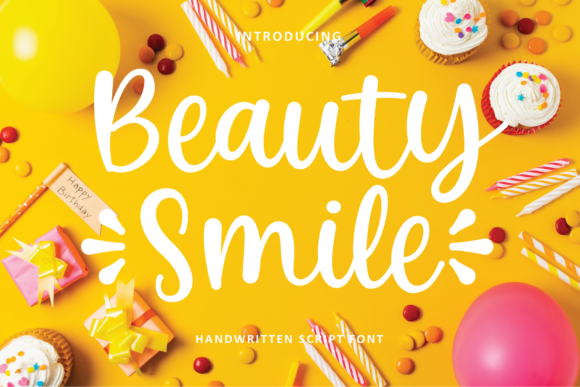 Beauty Smile Font Poster 1