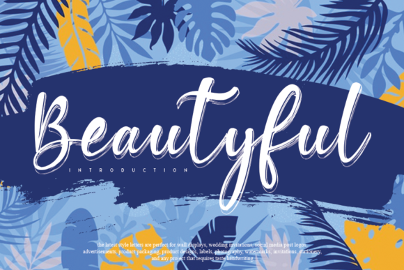 Beautyful Font Beautyful Font Poster 1