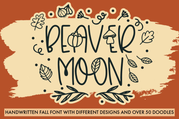 Beaver Moon Font Poster 1