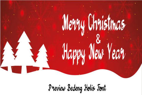 Bedeng Holis Font Poster 3