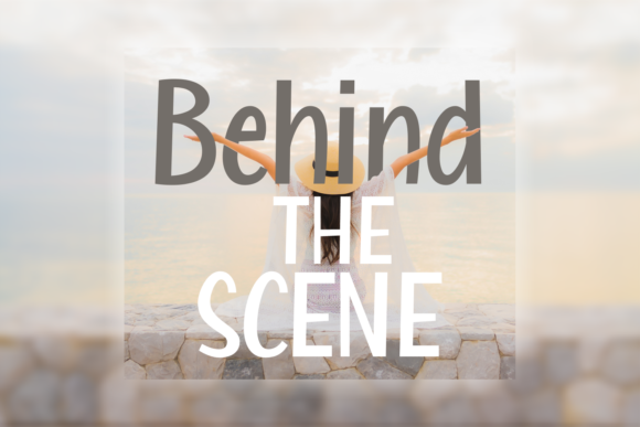 Behind the Scene Font Poster 1