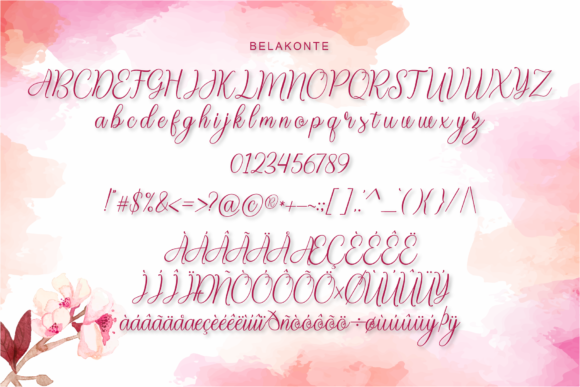 Belakonte Font Poster 7