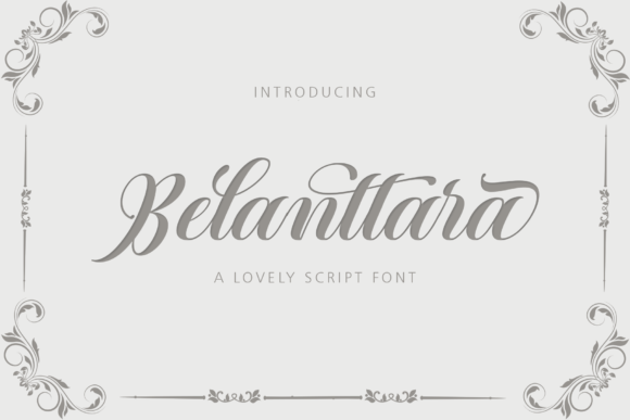 Belanttara Font Poster 1