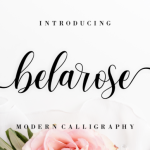 Belarose Font Poster 1