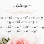 Belarose Font Poster 12