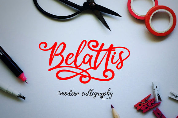 Belattis Font Poster 1