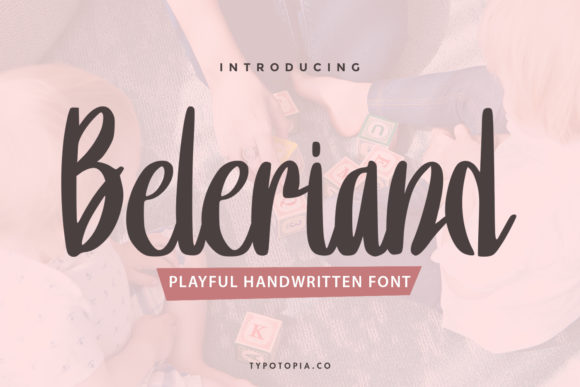 Beleriand Font Poster 1