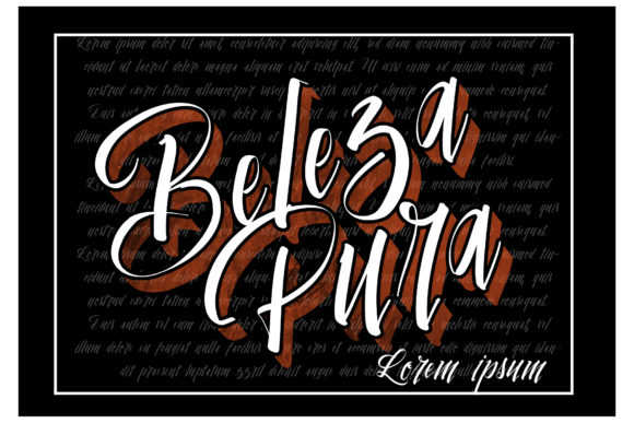 Beleza Pura Font Poster 1