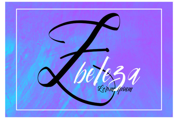 Beleza Pura Font Poster 3