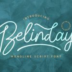 Belinday Font Poster 1