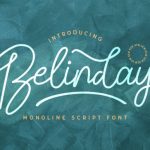 Belinday Font Poster 1