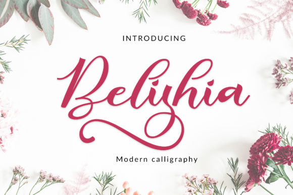 Belishia Font Poster 1