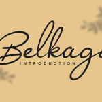 Belkago Font Poster 1