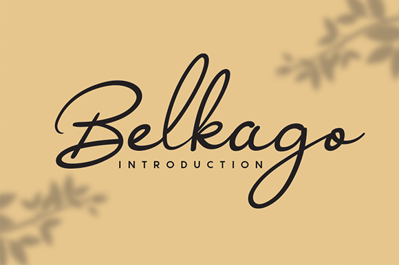 Belkago Font Poster 1