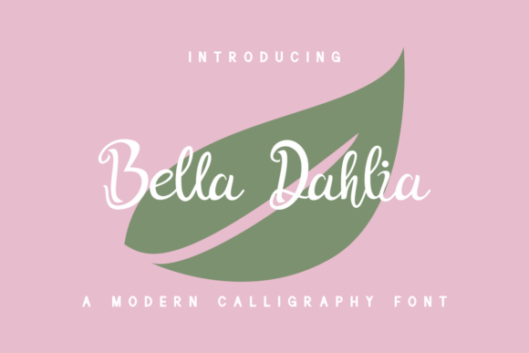 Bella Dahlia Font Poster 1