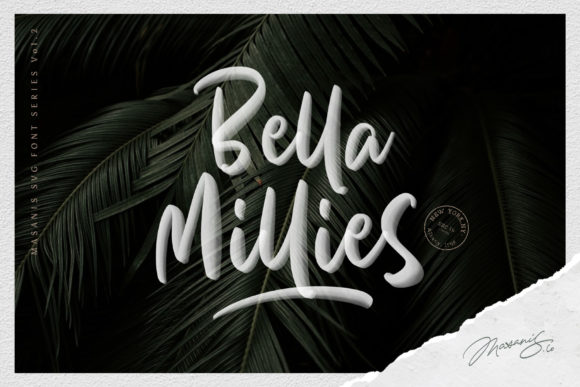 Bella Millies Font Poster 1