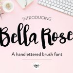 Bella Rose Font Poster 1