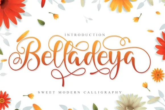 Belladeya Font Belladeya Font Poster 1