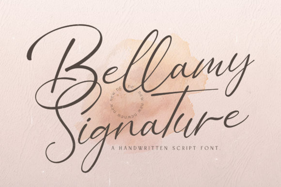 Bellamy Signature Font